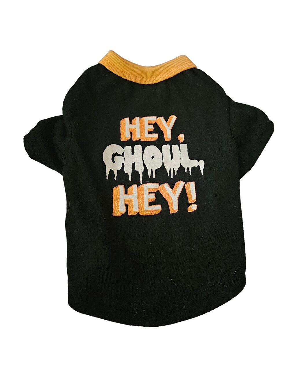 Hey Ghoul Hey Dog Tee Size Small